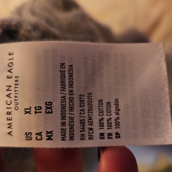 American Eagle Outfitters Light Green Fleece Shirt /shacket  Xl - Picture 4 of 4